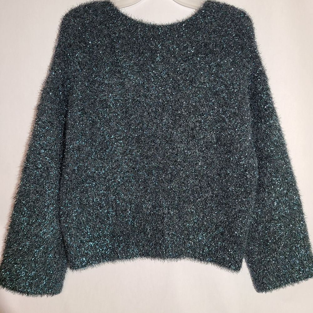 Vince metallic boxy knit sweater - Picture 9 of 12